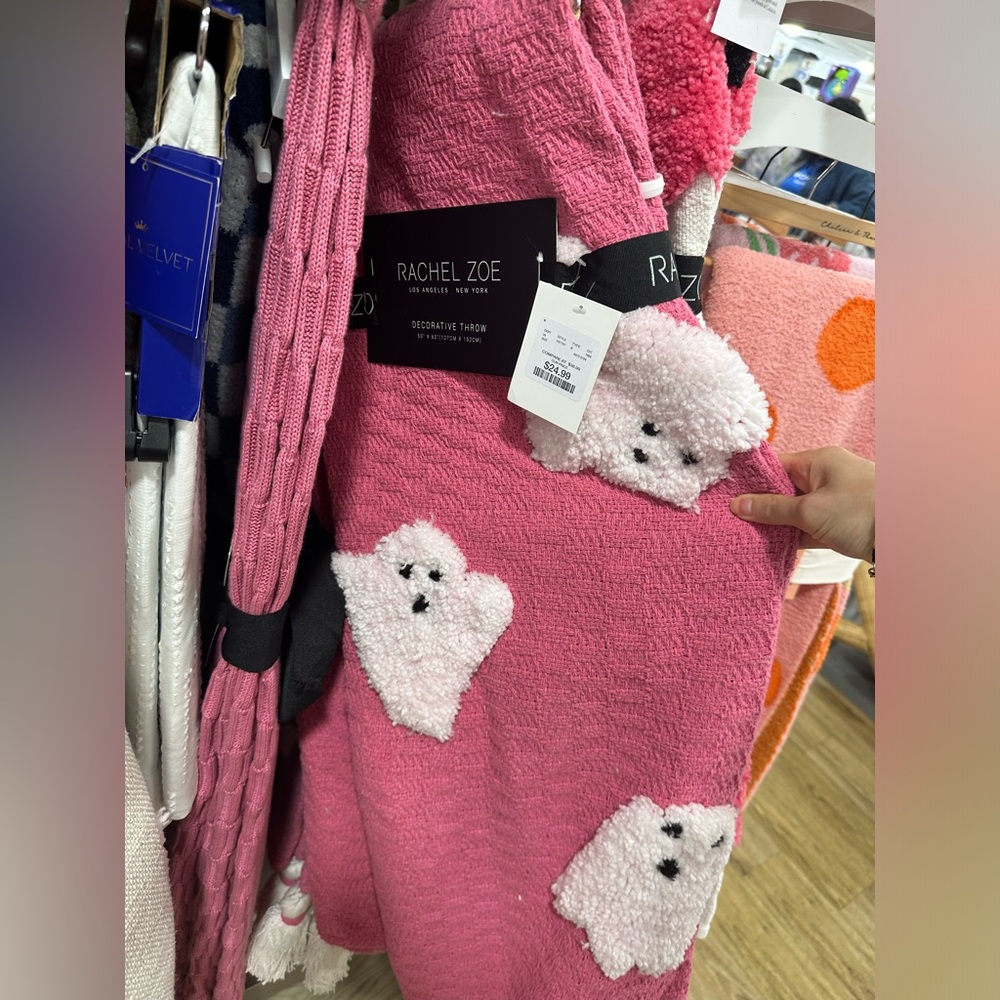 Pink ghost blanket